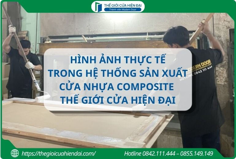hệ thống sản xuất cửa nhựa composite