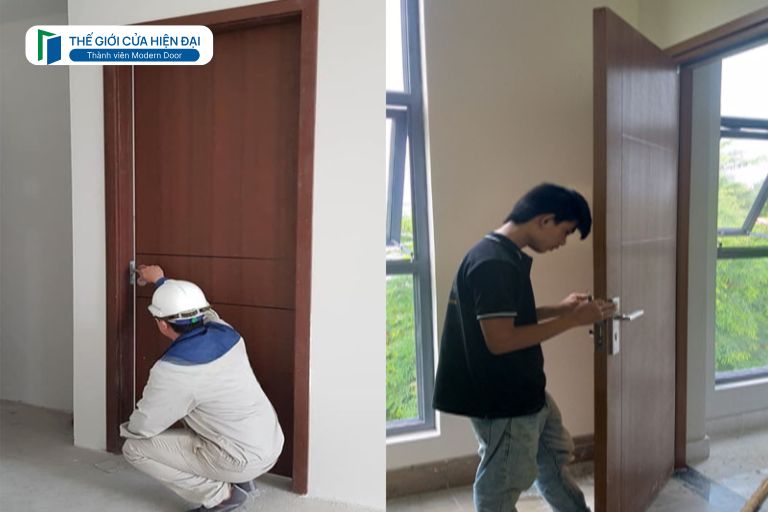 quy trình lắp đặt cửa nhựa đài loan