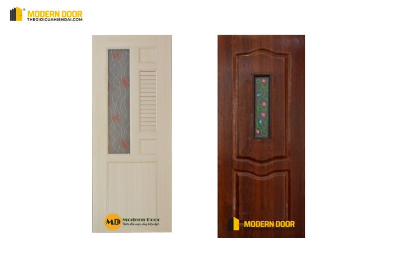 Cửa có nhiều màu sắc hợp phong thuỷ