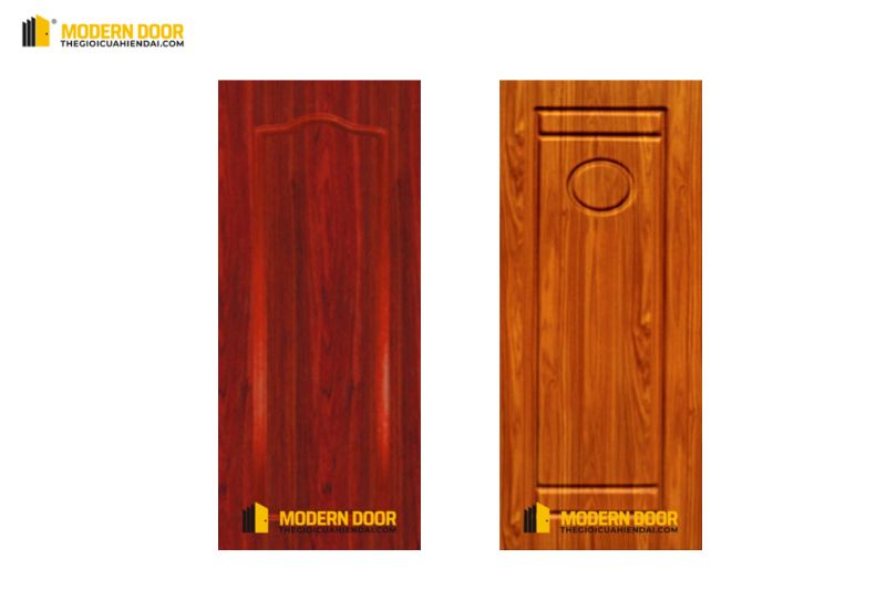 Cửa không quá cầu kỳ về hoạ tiết nhưng vẫn đảm bảo mặt thẩm mỹ