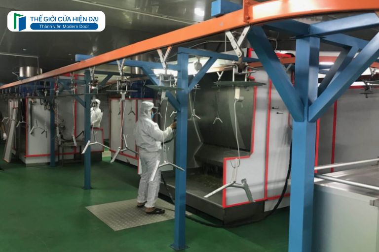 quy trình sản xuất cửa chống cháy
