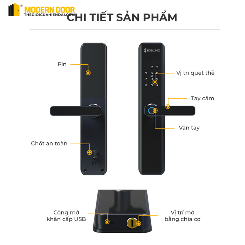Khóa điện tử OSUNO 3302