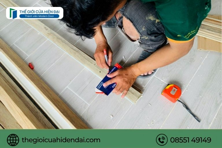 hướng dẫn thi công cửa nhựa composite