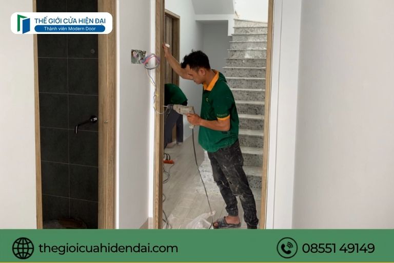 hướng dẫn thi công cửa nhựa composite