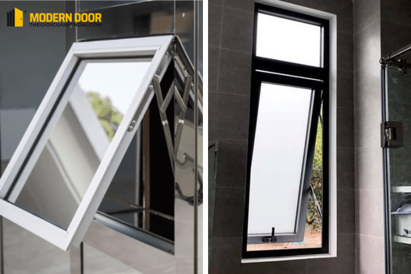 cửa sổ lật nhà vệ sinh