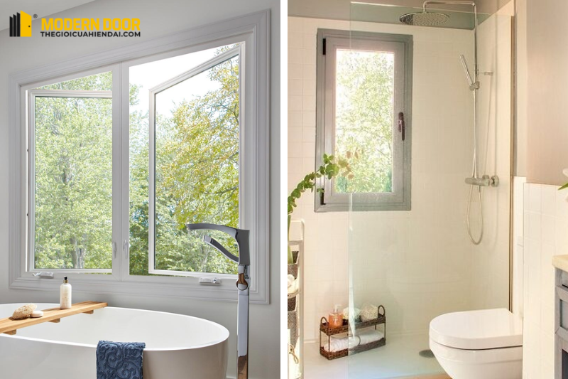 cửa sổ lật nhà vệ sinh