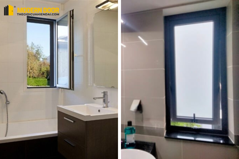 cửa sổ lật nhà vệ sinh