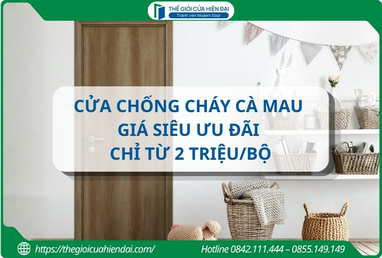 cửa chống cháy cà mau