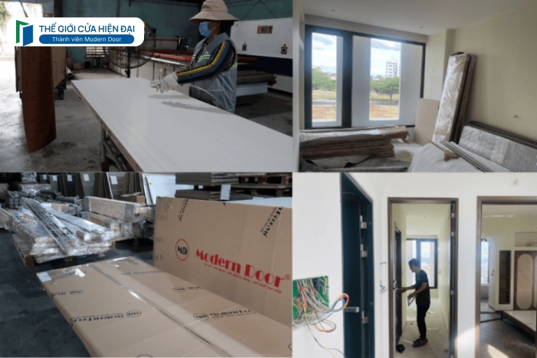 cửa thép vân gỗ tại bình phước