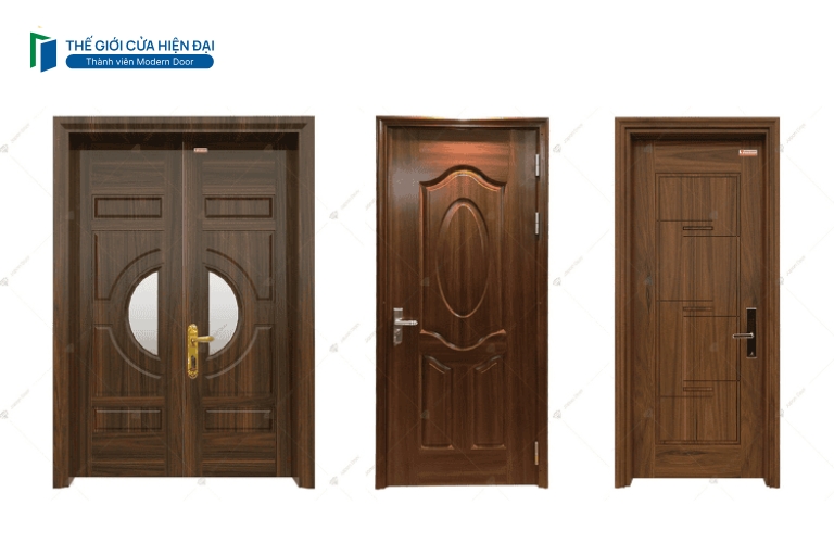 cửa thép vân gỗ tại bình phước