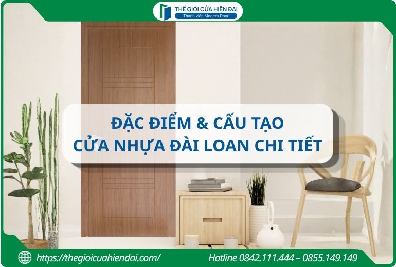 cấu tạo cửa nhựa đài loan
