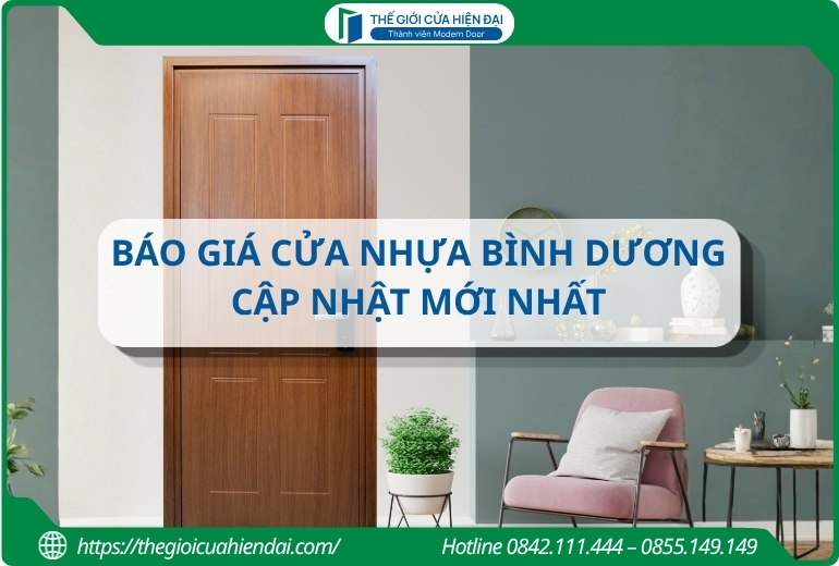 Báo giá cửa nhựa Bình Dương cập nhật mới nhất năm 2026
