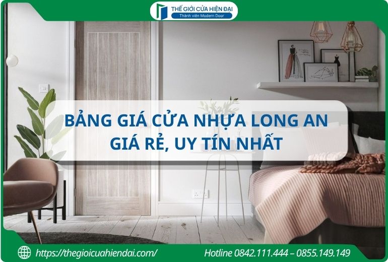 Bảng giá cửa nhựa Long An giá rẻ, uy tín nhất