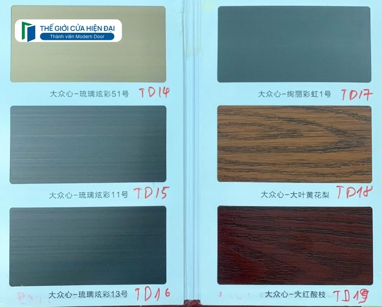 cửa thép vân gỗ