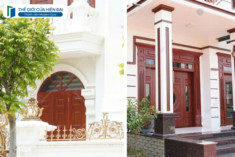 cửa thép vân gỗ