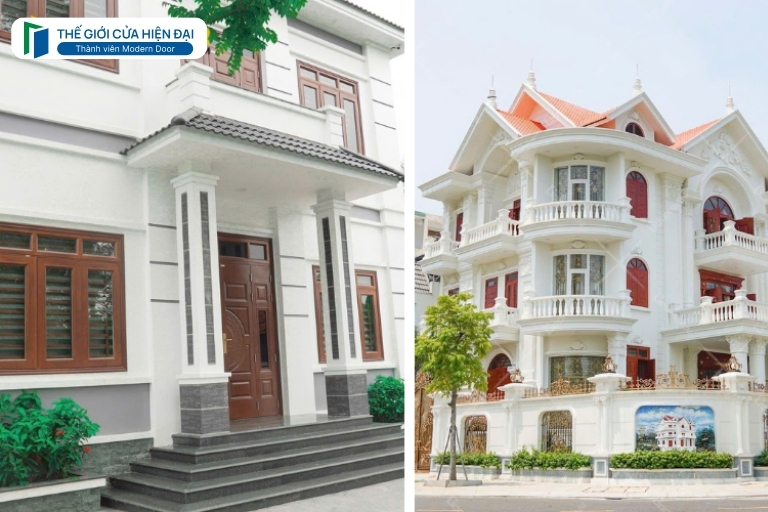cửa thép vân gỗ