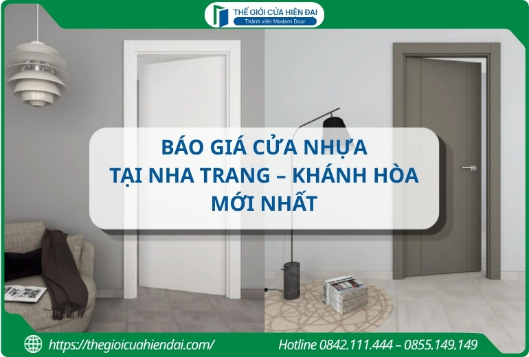 Báo giá cửa nhựa tại Nha Trang - Khánh Hòa mới nhất 2026