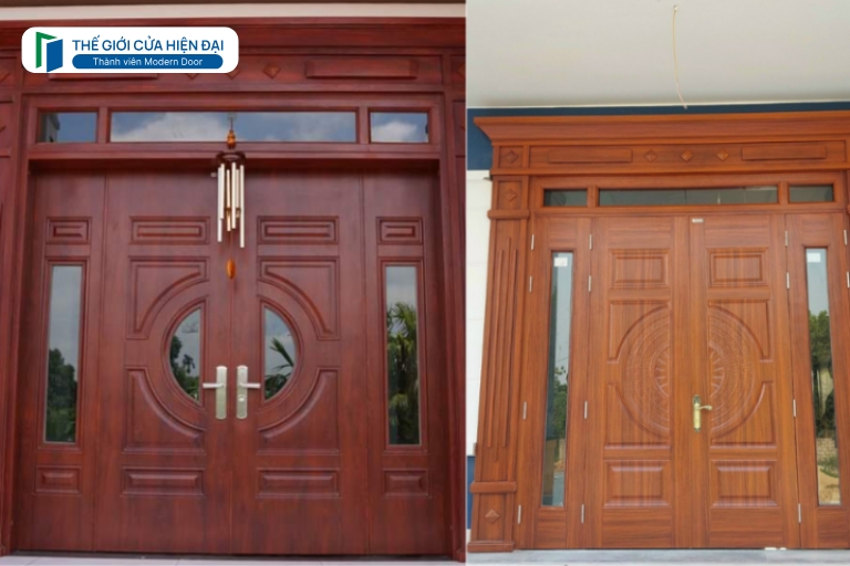 cửa thép vân gỗ tại bình dương