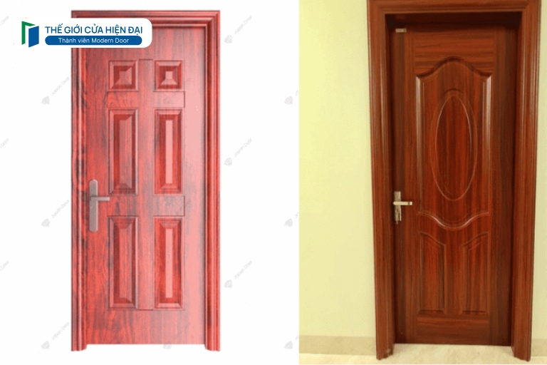 cửa thép vân gỗ tại đồng nai