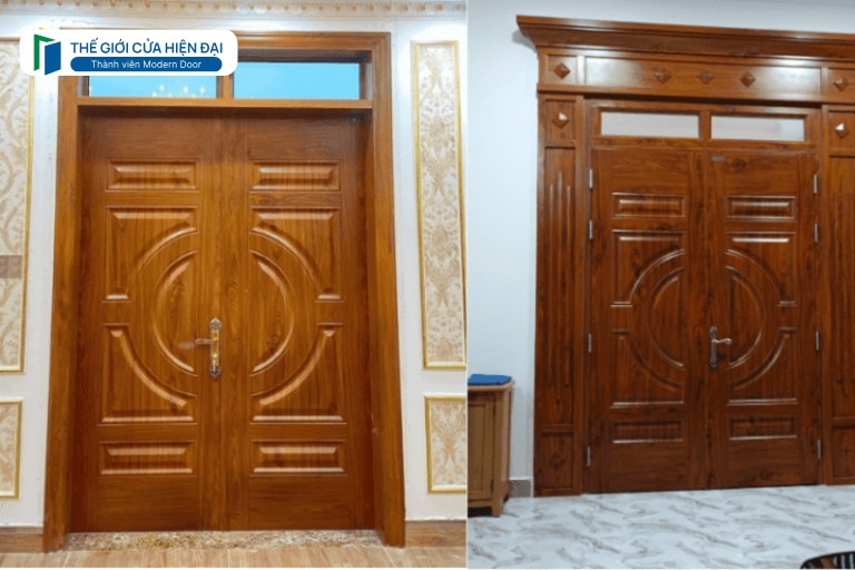 cửa thép vân gỗ tại đồng nai