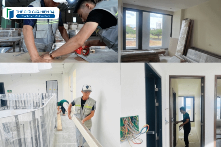 cửa thép vân gỗ tại đồng nai