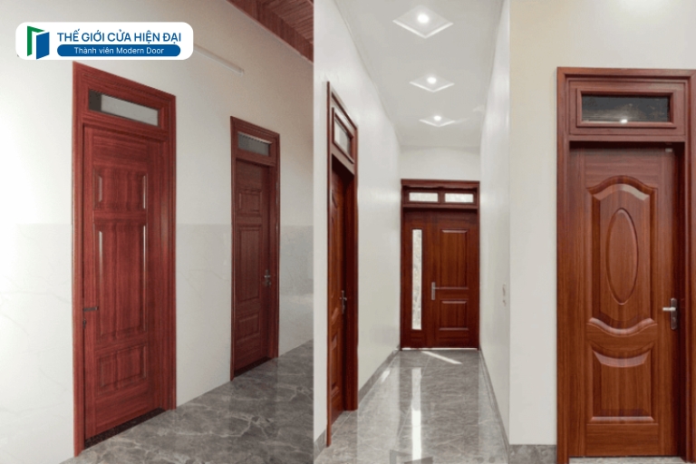 cửa thép vân gỗ tại lâm đồng