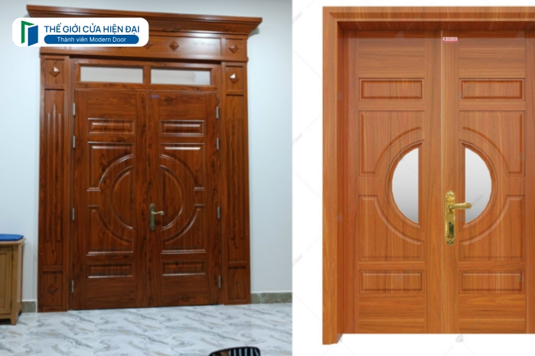 cửa thép vân gỗ tại tây ninh