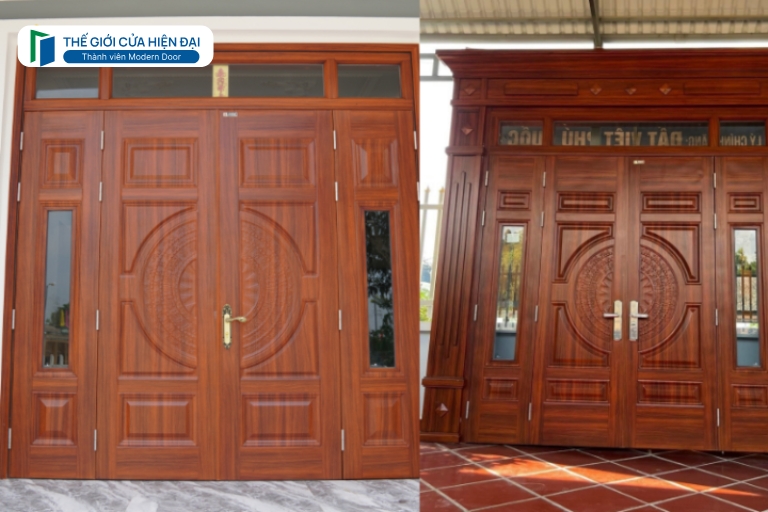 cửa thép vân gỗ tại tây ninh