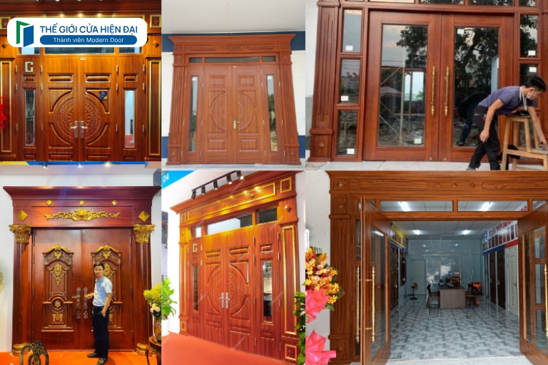 cửa thép vân gỗ tại tây ninh