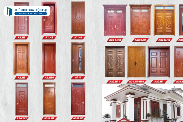cửa thép vân gỗ tại tây ninh