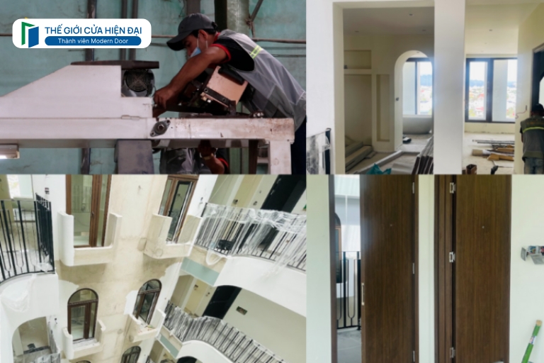 cửa thép vân gỗ tại tây ninh