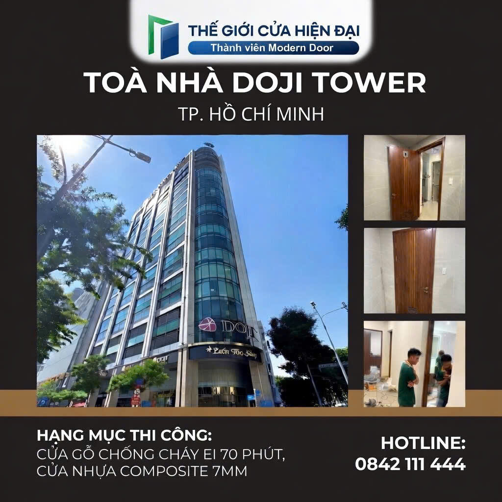 dự án Thế Giới Cửa Hiện Đại thi công bàn giao